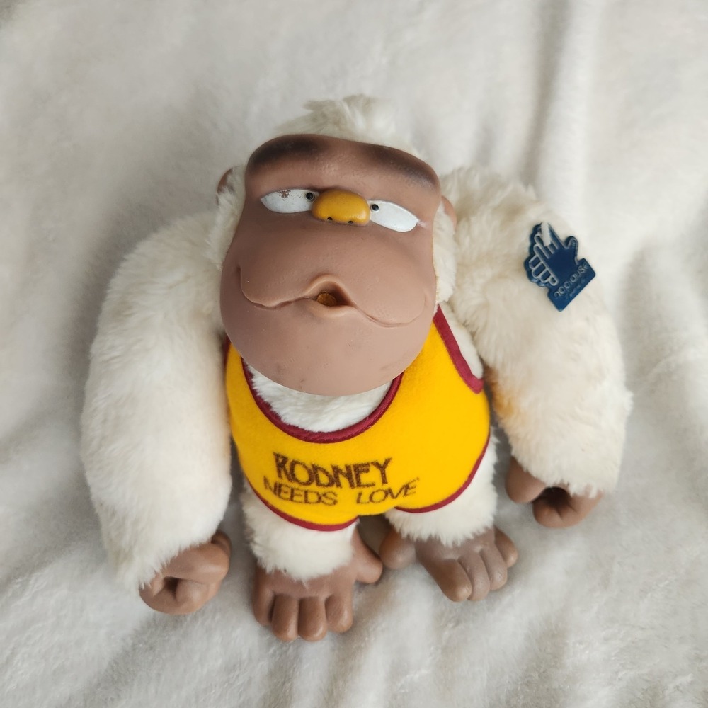 Vintage Rodney Needs Love Plush '79 Applause Gorilla Monkey Ape Stuffed Animal